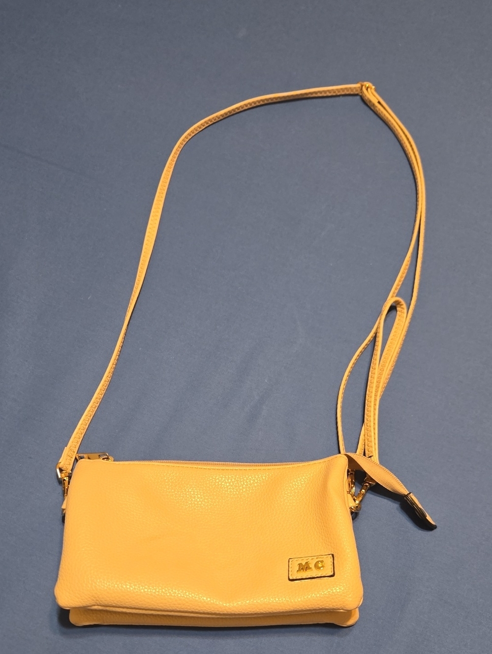 Compact Crossbody with Subtle Logo Plaque